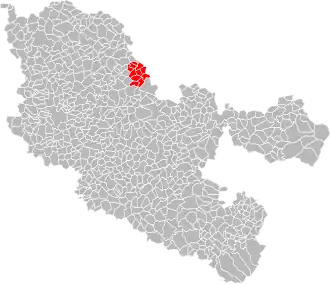 Localisation de Communauté de communes de la Houve