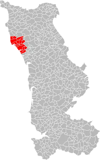 Localisation de Communauté de communes de la Côte des Isles