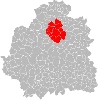 Localisation de Communauté de communes Levroux Boischaut Champagne