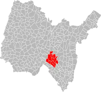 Localisation de Communauté de communes de la Vallée de l'Albarine