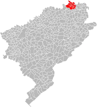 Localisation de Communauté de communesde la Vallée du Rupt