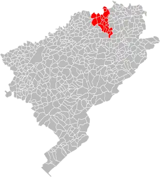 Localisation de Communauté de communes des Isles du Doubs