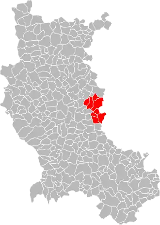 Localisation de Communauté de communes des Collines du matin