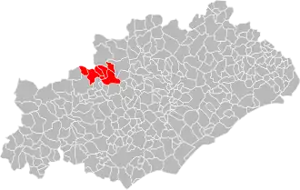 Localisation de Communauté de communesdes Monts d'Orb