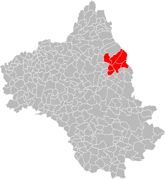 Localisation de Communauté de communesdes Pays d'Olt et d'Aubrac