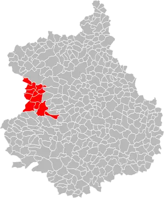 Localisation de Communauté de communes des Portes du Perche