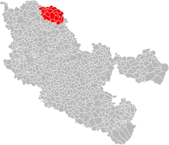 Localisation de Communauté de communes des Trois Frontières