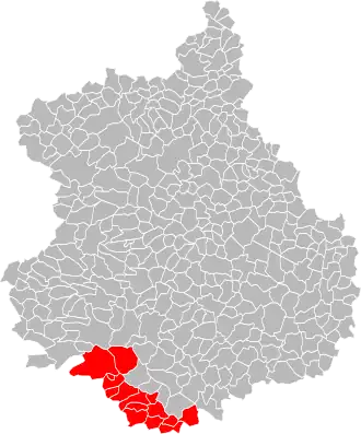 Localisation de Communauté de communes des Trois Rivières
