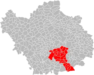 Localisation de Communauté de communes du Barséquanais