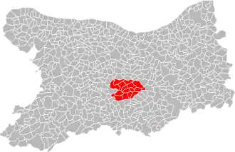 Localisation de Communauté de communes du Cingal