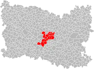 Localisation de Communauté de communes du Clermontois