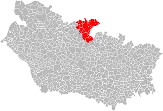 Localisation de Communauté de communes du Doullennais