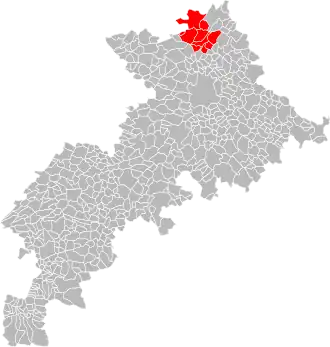 Localisation de Communauté de communes du Frontonnais