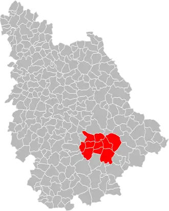 Localisation de Communauté de communes du Lussacois