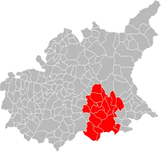 Localisation de Communauté de communes du Moyen Verdon