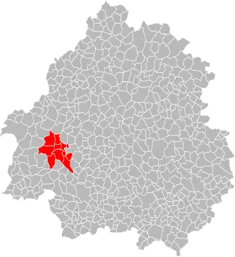 Localisation de Communauté de communes du Mussidanais en Périgord
