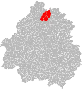 Localisation de Communauté de communes du Périgord vert