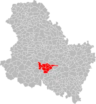 Localisation de Communauté de communes du Pays coulangeois