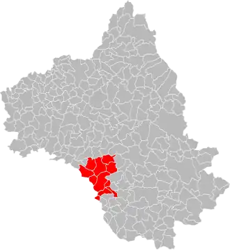 Localisation de Communauté de communes du Réquistanais