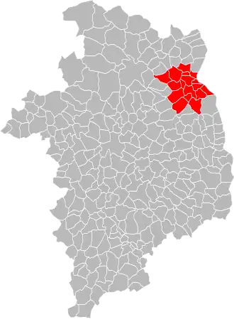 Localisation de Communauté de communes du Sancerrois