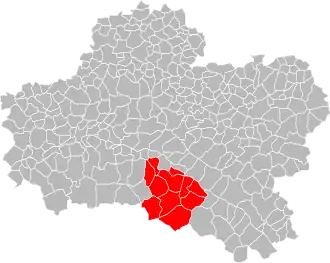 Localisation de Communauté de communes du Sullias