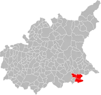 Localisation de Communauté de communes du Teillon