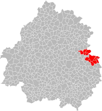 Localisation de Communauté de communes du Terrassonnais