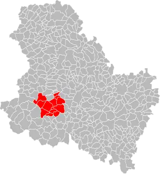 Localisation de Communauté de communes du Toucycois
