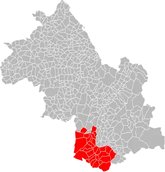 Localisation de Communauté de communesdu Trièves