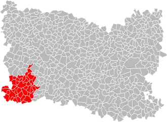 Localisation de Communauté de communes du Vexin Thelle
