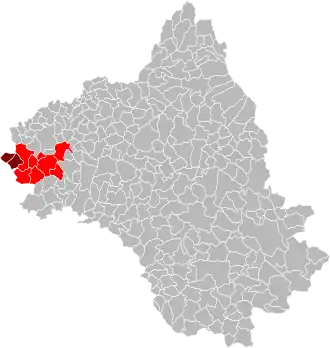 Localisation de Communauté de communes du Villefranchois