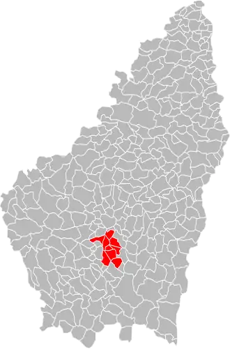 Localisation de Communauté de communes du Vinobre