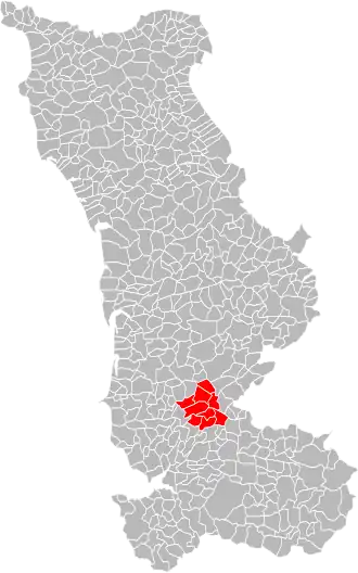 Localisation de Communauté de communes du canton de Villedieu-les-Poêles