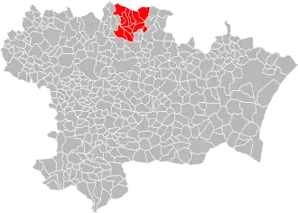 Localisation de Communauté de communes du Haut Cabardès
