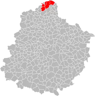 Localisation de Communauté de communes du Massif de Perseigne
