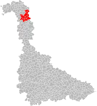 Localisation de Communauté de communes du Pays Audunois