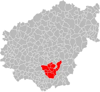 Localisation de Communauté de communes du Pays d'Argentat