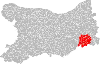 Localisation de Communauté de communes du Pays de Livarot