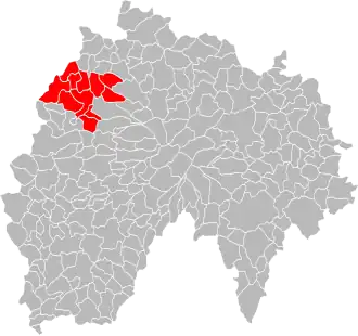 Localisation de Communauté de communes du Pays de Mauriac