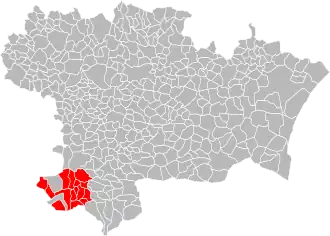 Localisation de Communauté de communes du pays de Sault
