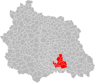 Localisation de Communauté de communes du Pays de Sauxillanges