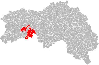 Localisation de Communauté de communes du Pays fertois
