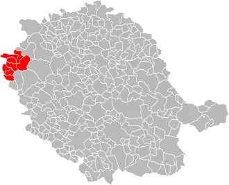 Localisation de Communauté de communes du Pays Salvagnacois