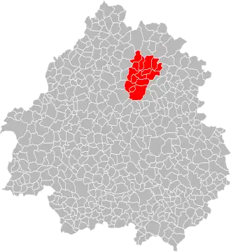 Localisation de Communauté de communes du Pays thibérien