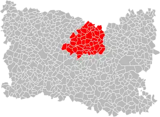 Localisation de Communauté de communes du Plateau Picard