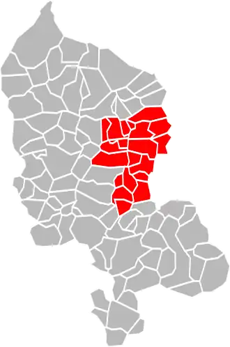 Localisation de Communauté de communes du Tilleul et de la Bourbeuse