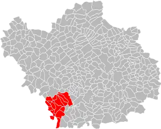 Localisation de Communauté de communesdu Val d'Armance