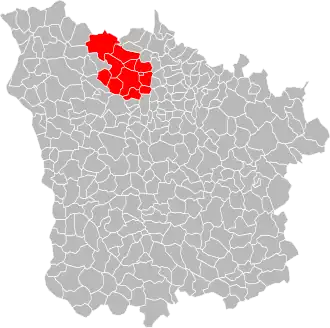 Localisation de Communauté de communes du Val du Sauzay