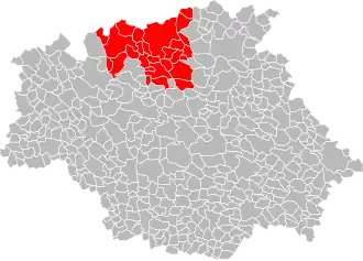 Localisation de Communauté de communes de la Ténarèze