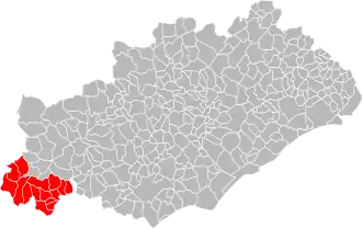 Localisation de Communauté de communesle Minervois